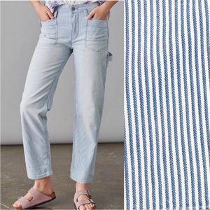 Anthropologie Pilcro Railroad
Stripe Relaxed High Waisted Utility Pants